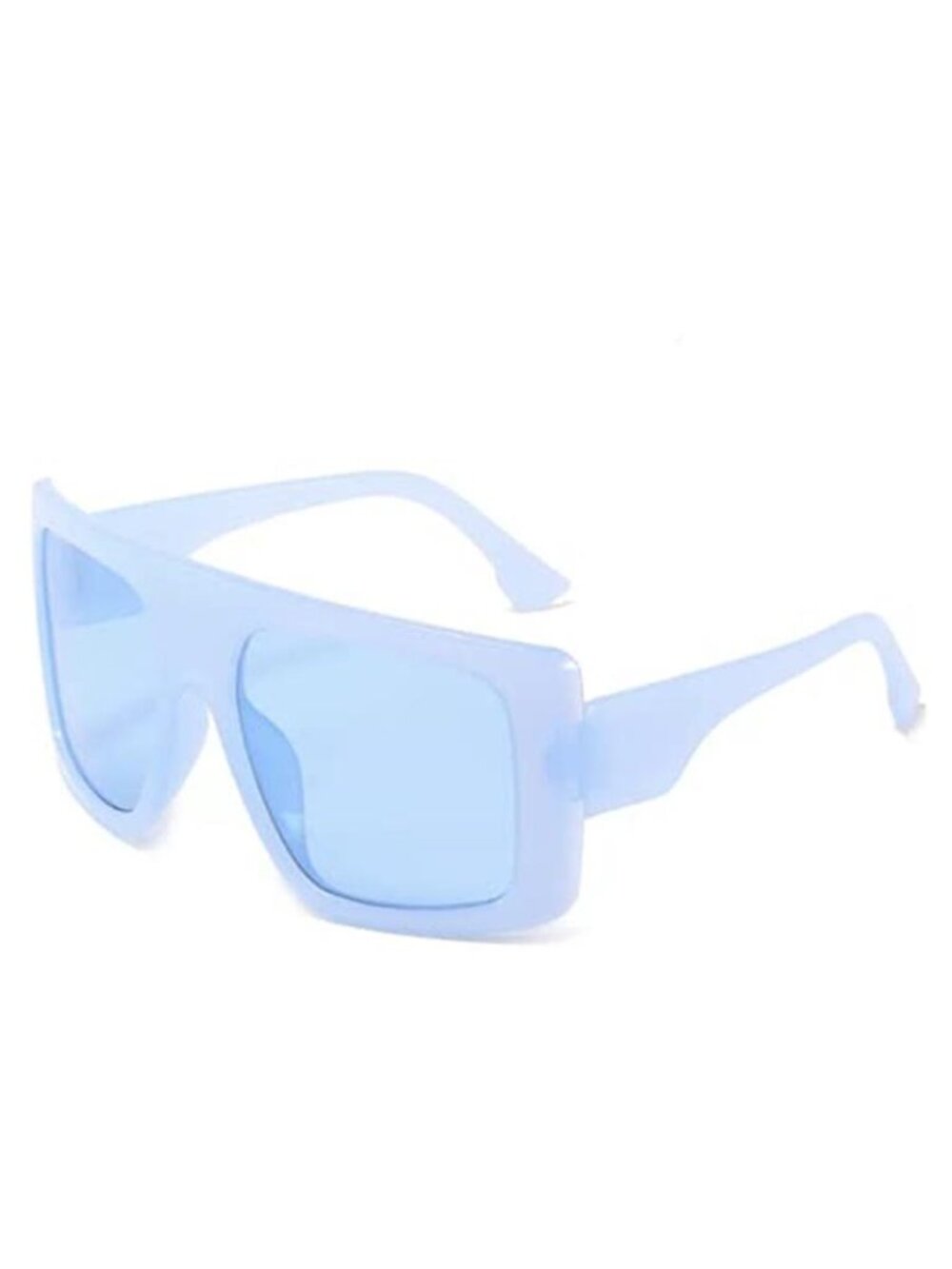 Oversized Square Baddie Large Womens Sunglasses for Men Fashion Flat